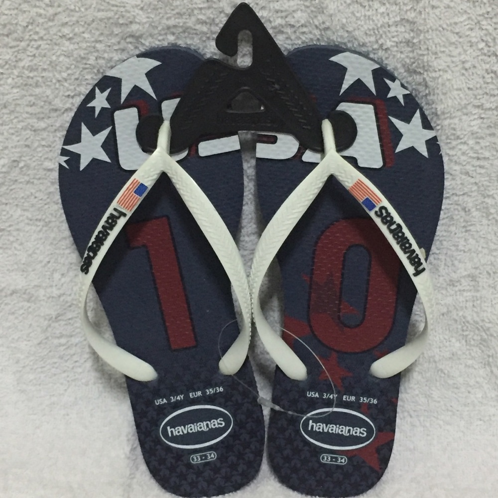 LIMITED! TEAM USA Havaianas American Flag Sandel